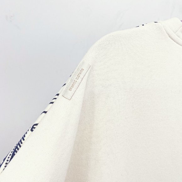 Boho Fringe Cream and Black Sweatshirt - Picture 8 of 10